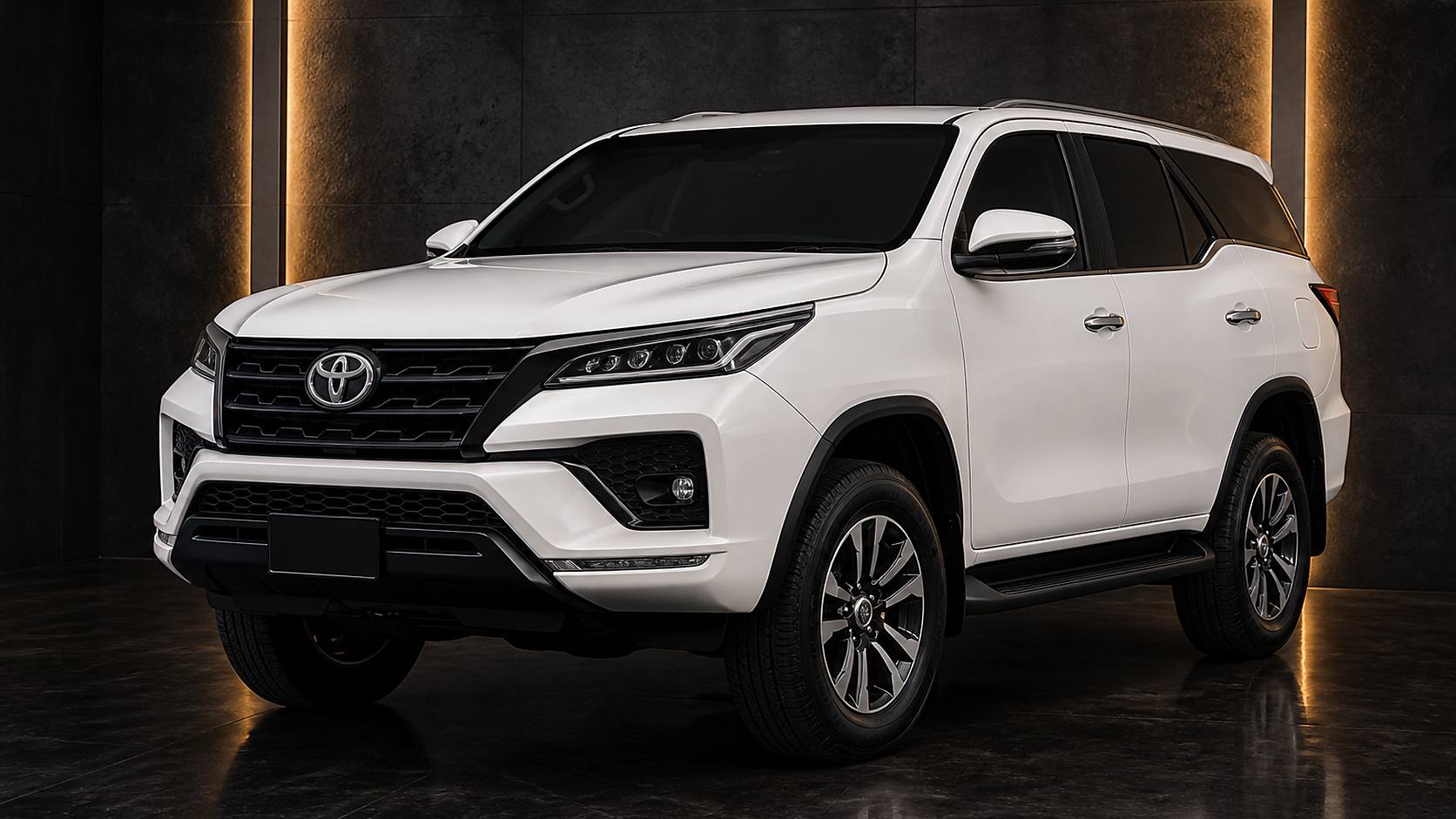 Bulletproof Toyota Fortuner armoured SUV rental in Lahore for secure executive travel